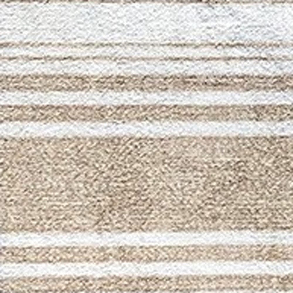 2' X 6' Sandy Shores Regatta Stripe Washable Runner Rug - Homeroots