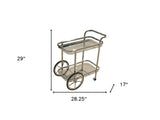 Modern Rolling Bar Cart Serving Trolley