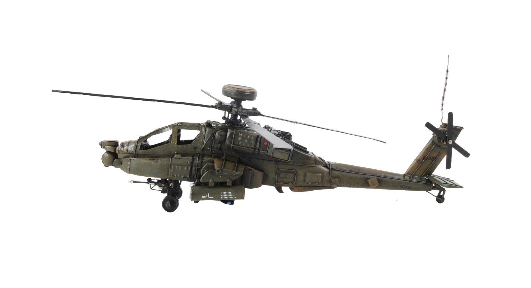 Ah-64 Apache Helicopter Sculpture - Homeroots