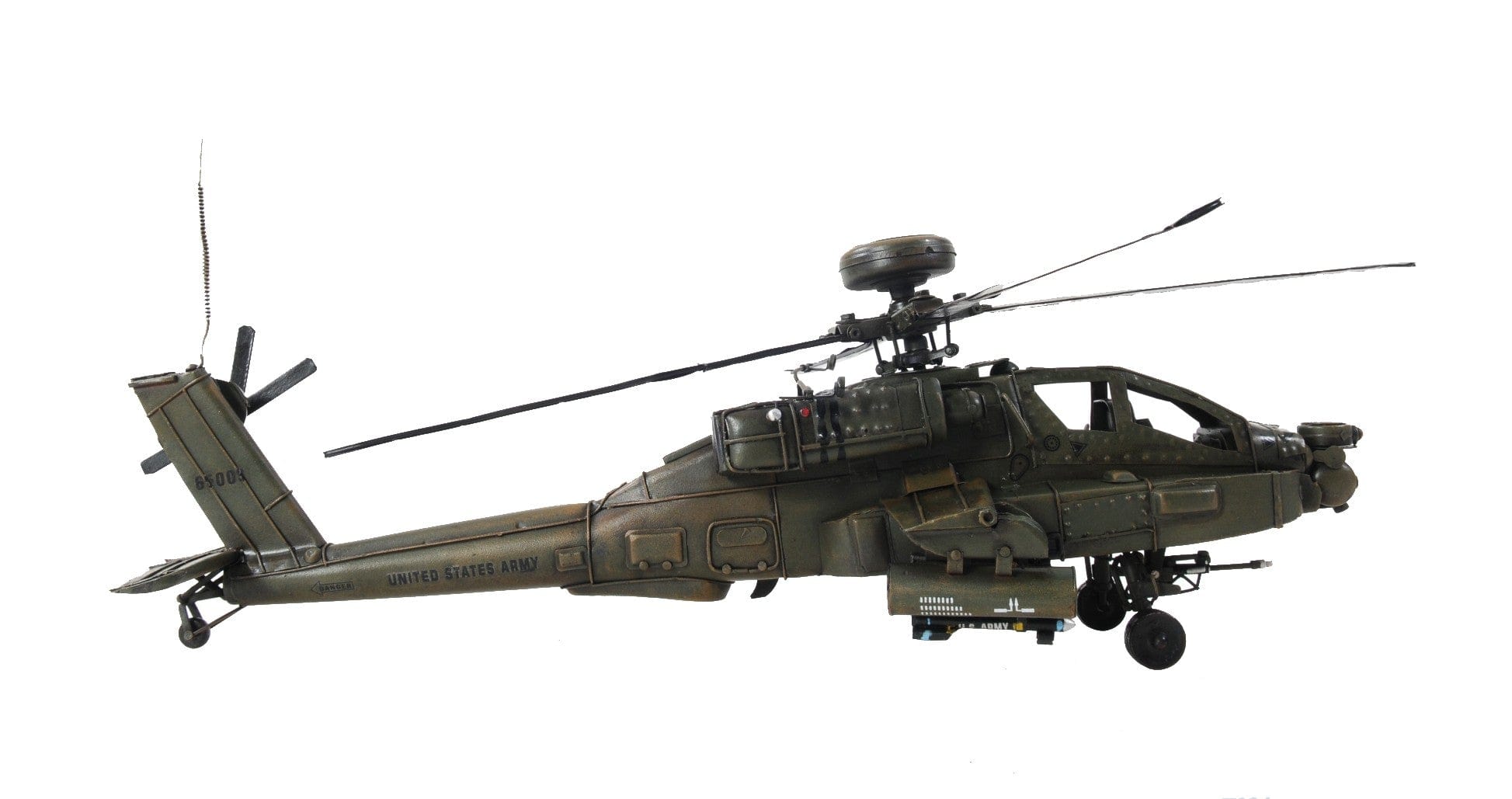 Ah-64 Apache Helicopter Sculpture - Homeroots