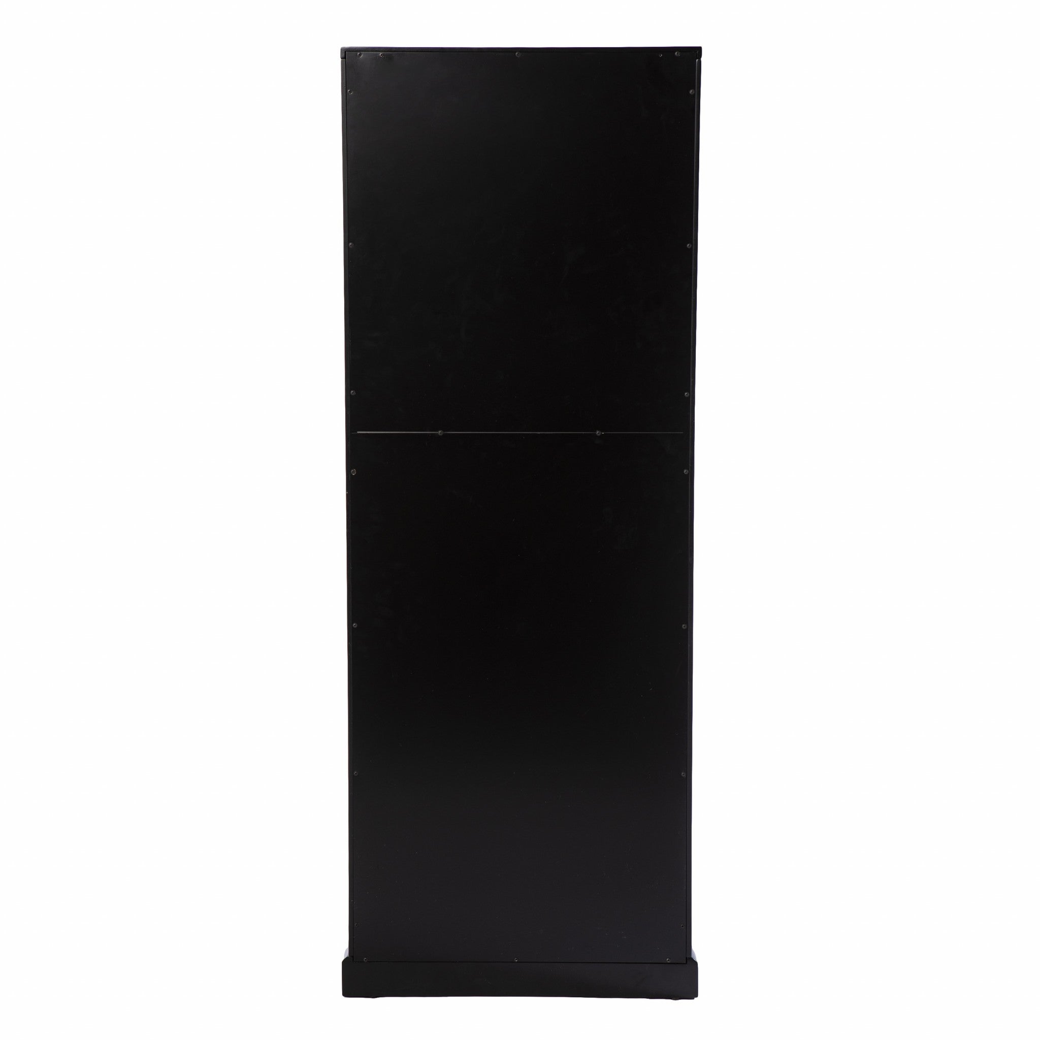 Dynasty Contemporary Black and White Tall Curio Cabinet