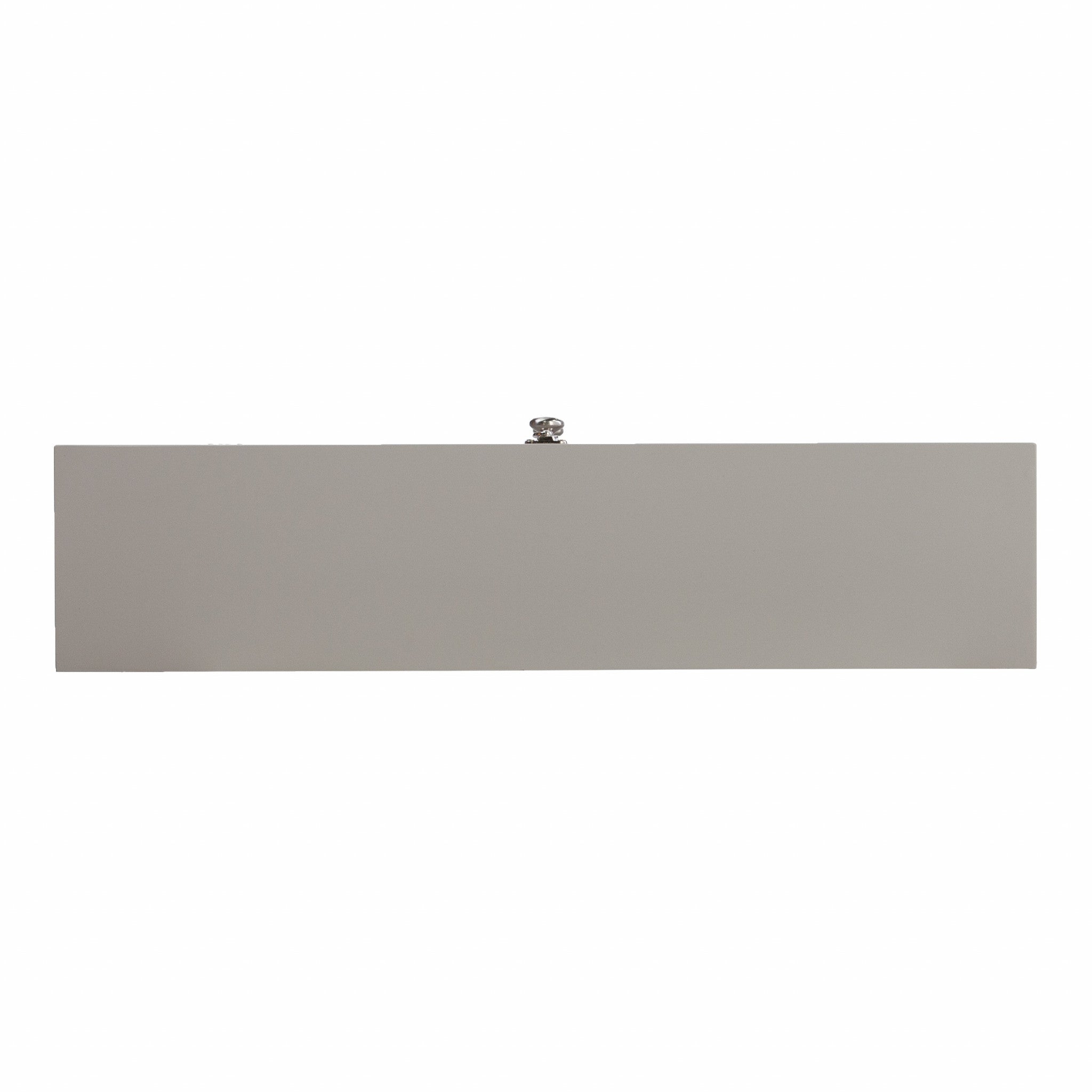 26" Gray Wall Mounted Floating Desk