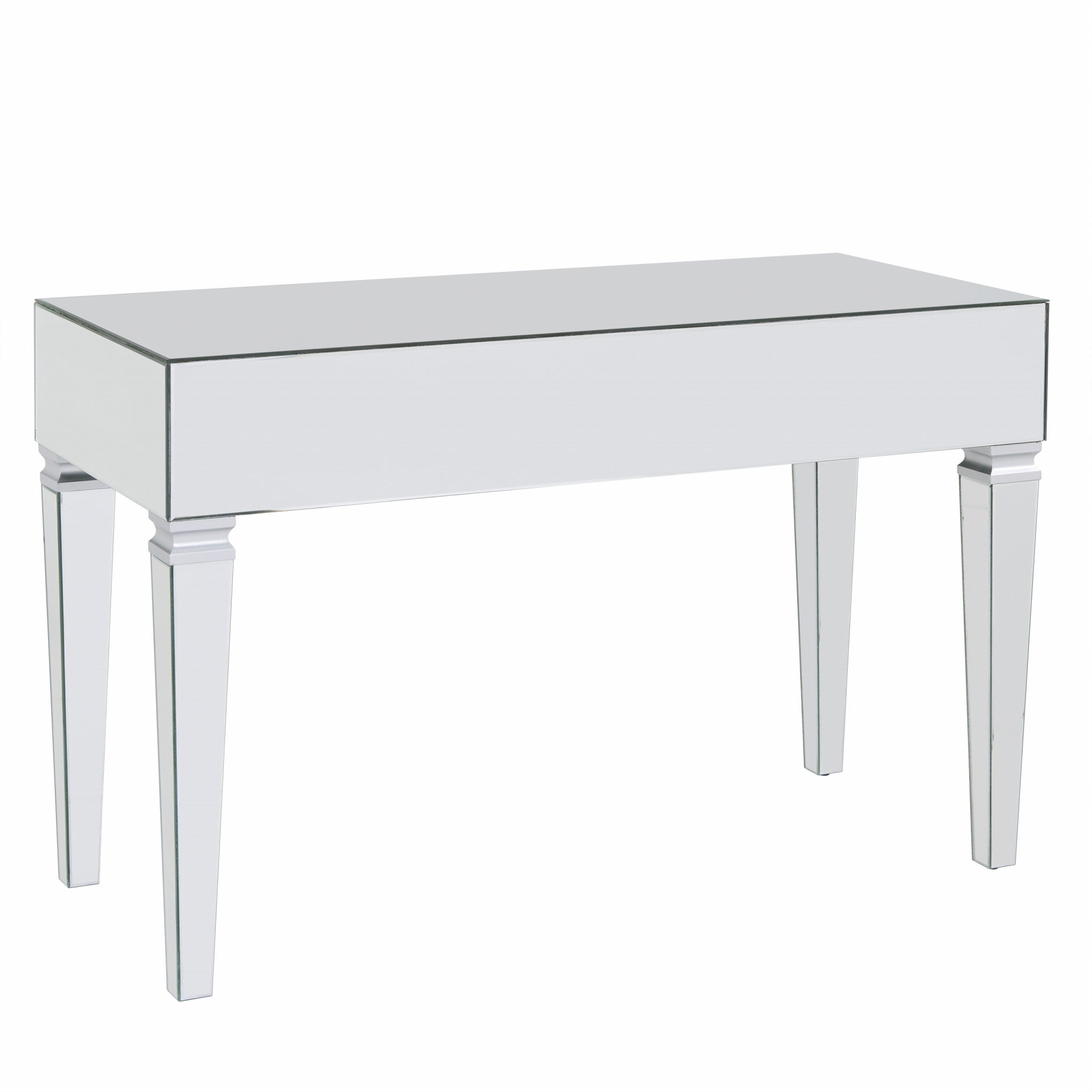 Silver Mirrored Glam Desk