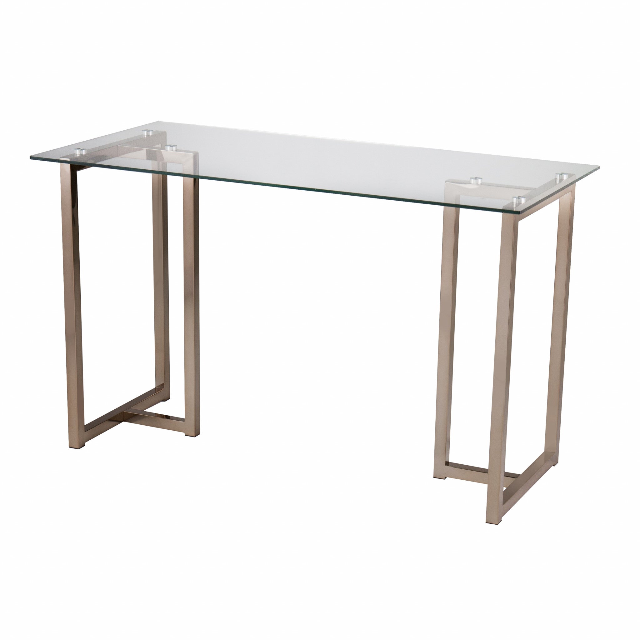 Modern Champagne Writing Desk