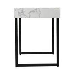 45" White And Black Writing Desk