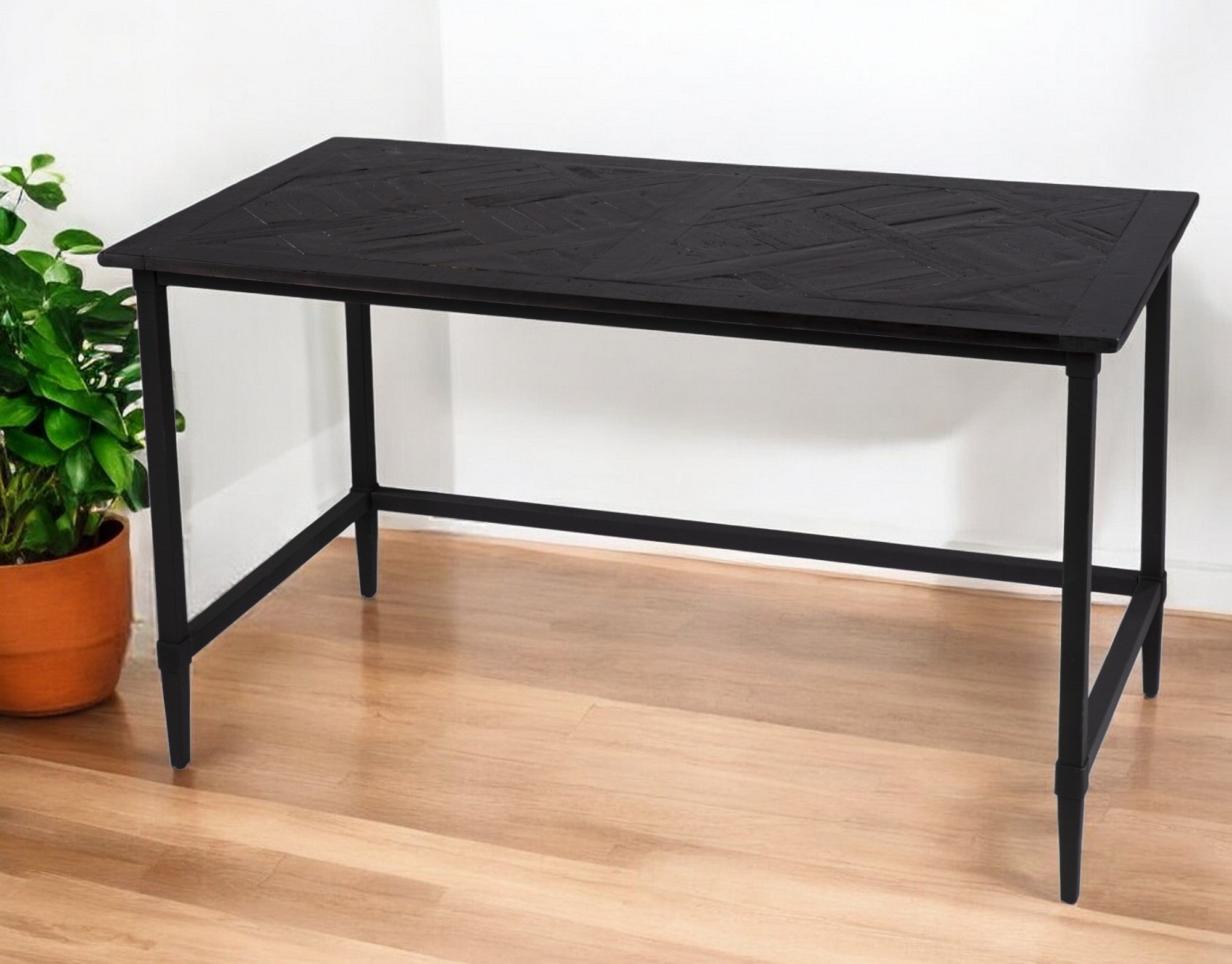 Natural Black Reclaimed Wood Desk