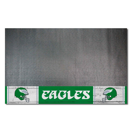 Philadelphia Eagles Vinyl Grill Mat - 26in. x 42in. - Retro Collection