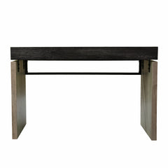 Black Wood and Iron Writing Desk