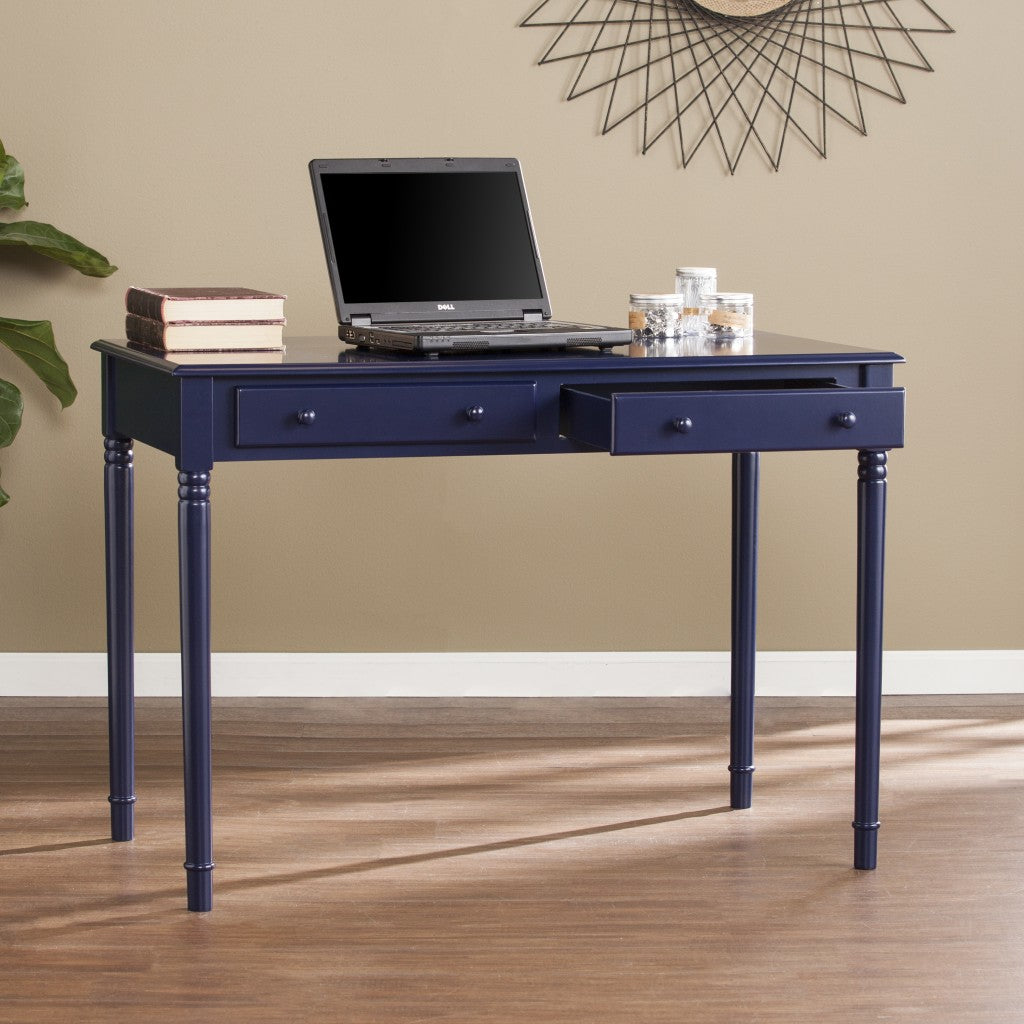 Navy Blue Writing Desk