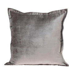 Premier 24" Soft Touch Taupe Solid Color Accent Pillow