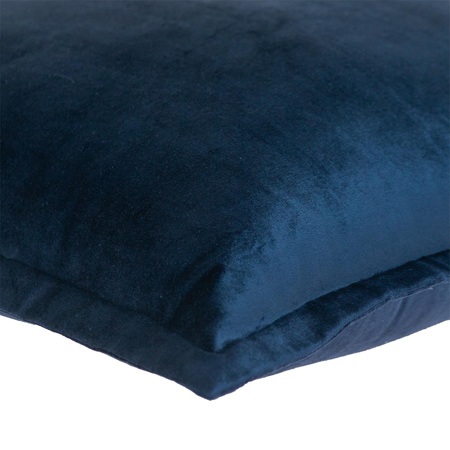 Premier 24" Soft Touch Navy Blue Solid Color Accent Pillow