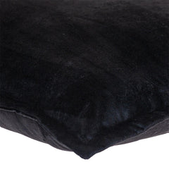 Premier 24" Soft Touch Jet Black Solid Color Accent Pillow