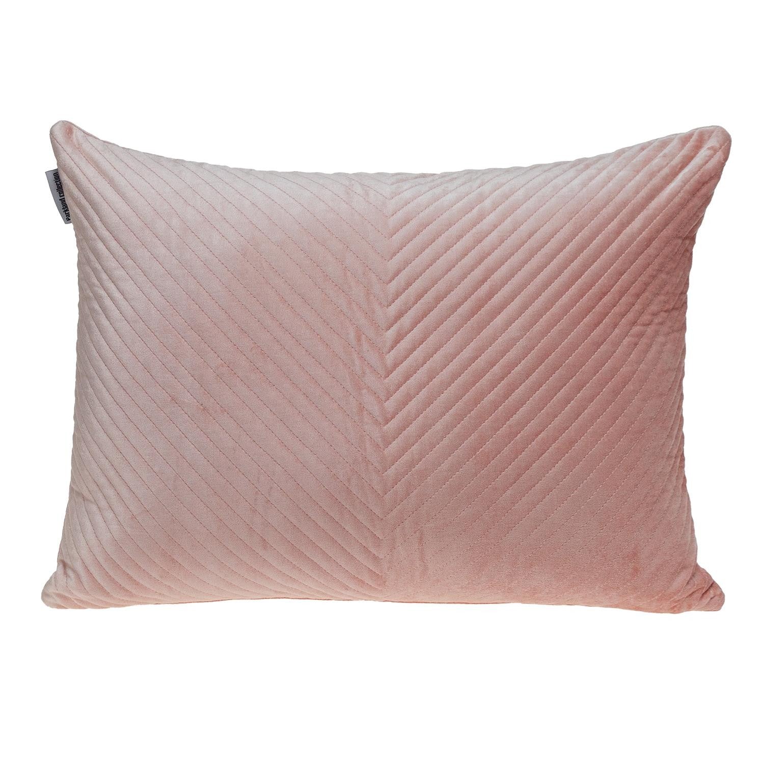 Pink Lumbar Tufted Throw Pillow