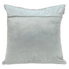 Gray Quilted Diamonds Velvet Solid Color Throw Pillow - Homeroots