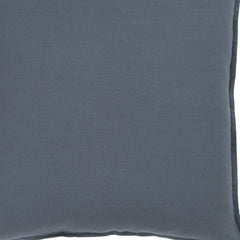 20" Slate Blue Cotton Throw Pillow