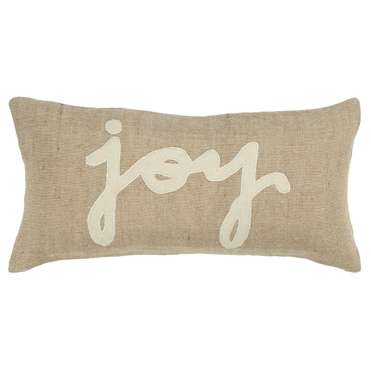 11" X 21" Natural Cotton Throw Pillow