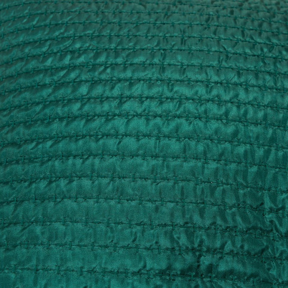 Teal Smooth Weaved Modern Throw Pillow