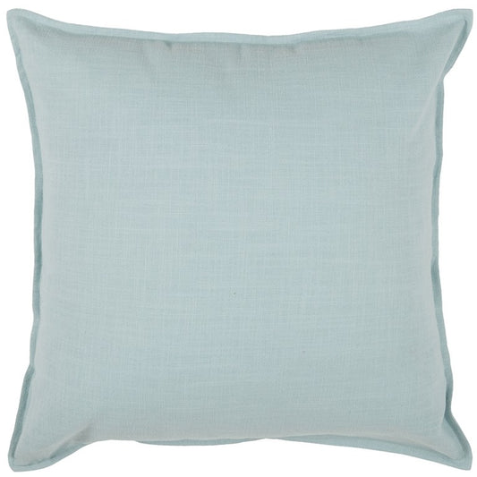 Blue Solid Light Textured Modern Throw Pillow