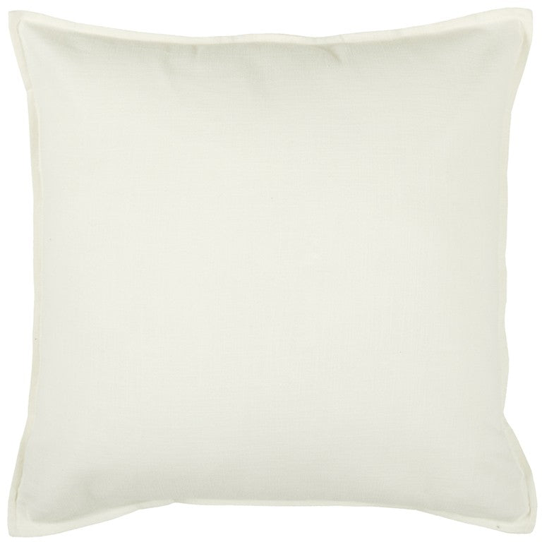 Ivory Solid Light Textured Modern Throw Pillow