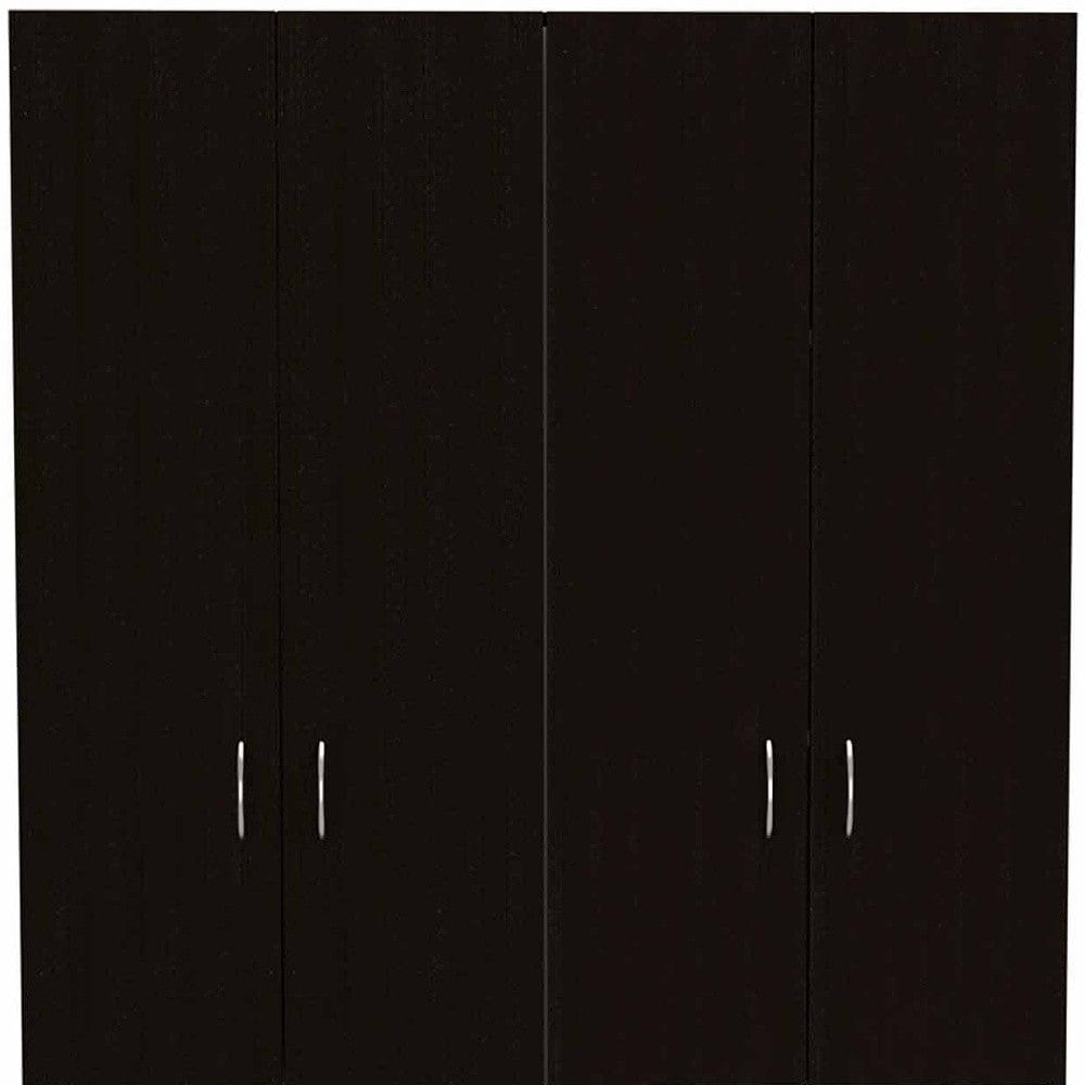 67" Black and White Single Drawer Combo Dresser - Homeroots