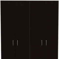 67" Black and White Single Drawer Combo Dresser - Homeroots