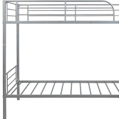 Silver Twin Over Twin  Separable Bunk Bed