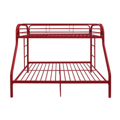 Red Twin Over Full Size Bunk Bed