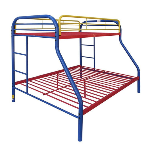 Colorful  Twin Over Full Size Bunk Bed - Homeroots