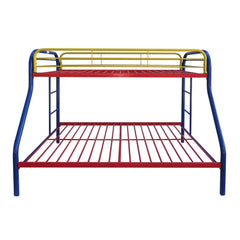 Colorful  Twin Over Full Size Bunk Bed - Homeroots