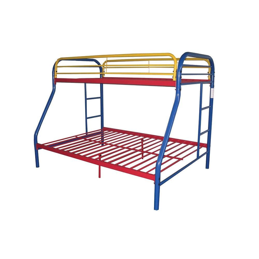 Colorful  Twin Over Full Size Bunk Bed - Homeroots