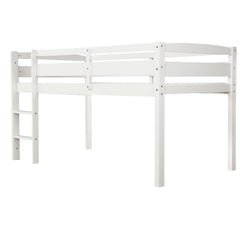 White Twin Size Lof Loft Bed