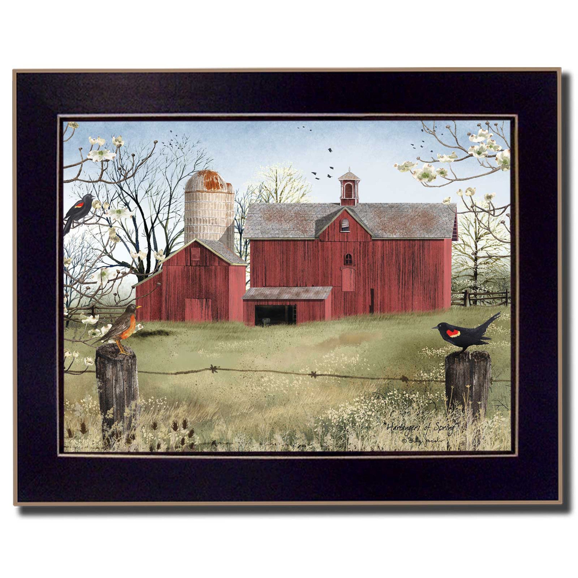 Harbingers of Spring 5 Black Framed Print Wall Art