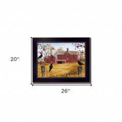 Autumn Gold 5 Black Framed Print Wall Art