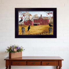 Autumn Gold 5 Black Framed Print Wall Art