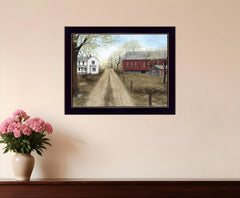 Warm Spring Day Black Framed Print Wall Art