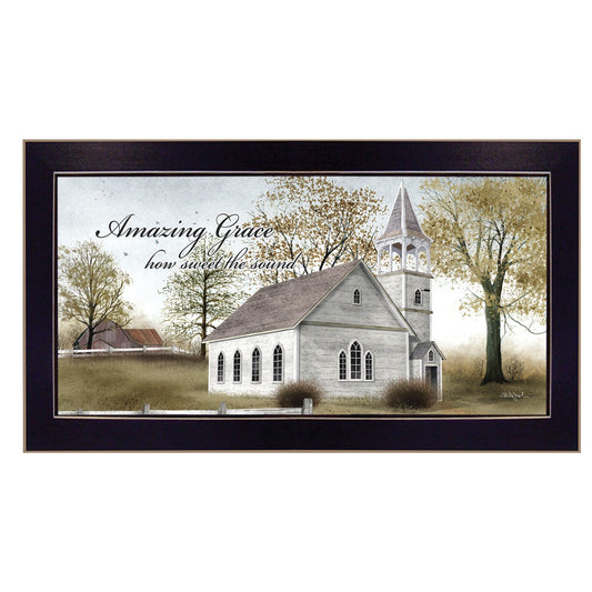 Amazing Grace 3 Black Framed Print Wall Art - Homeroots