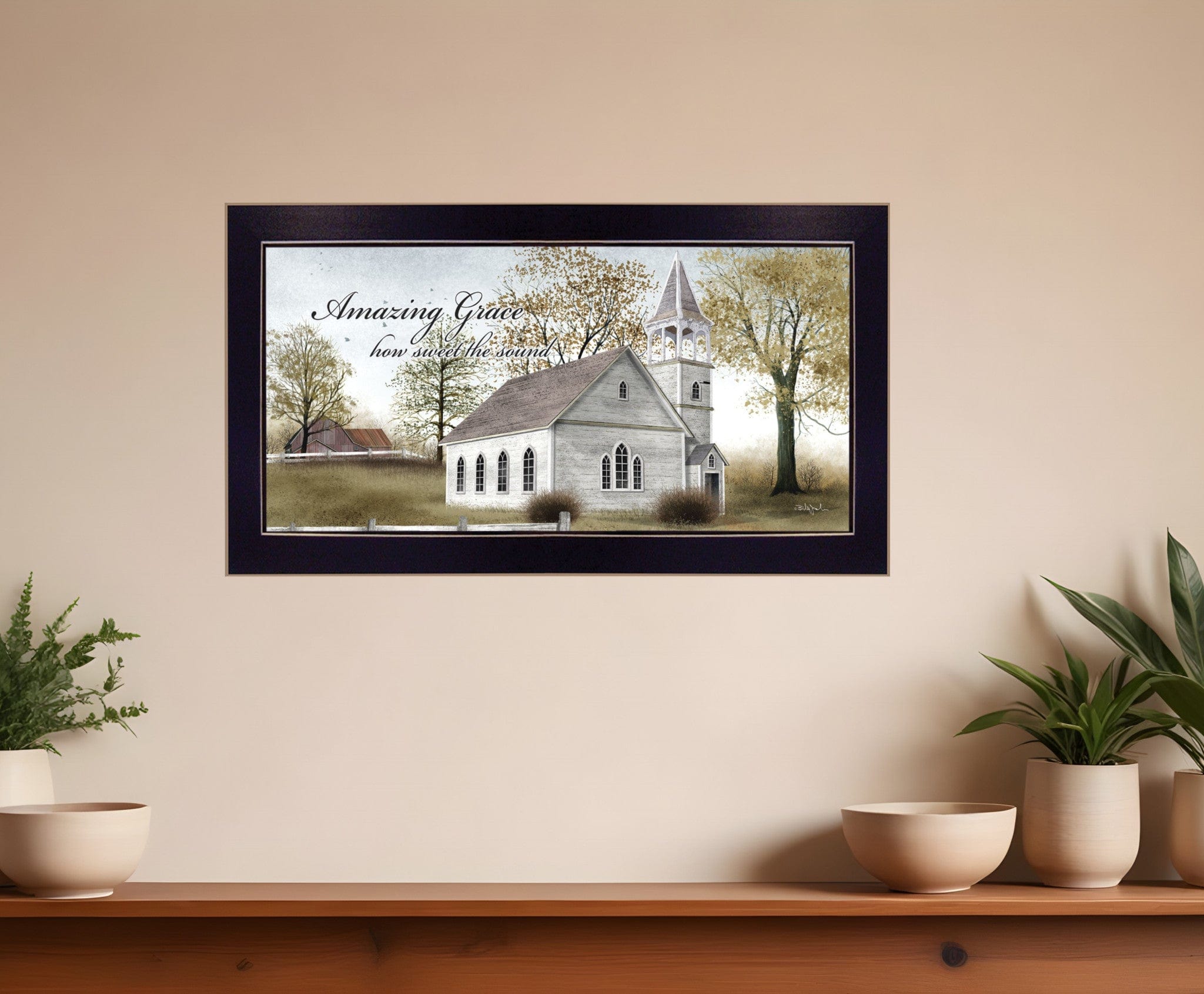 Amazing Grace 3 Black Framed Print Wall Art - Homeroots