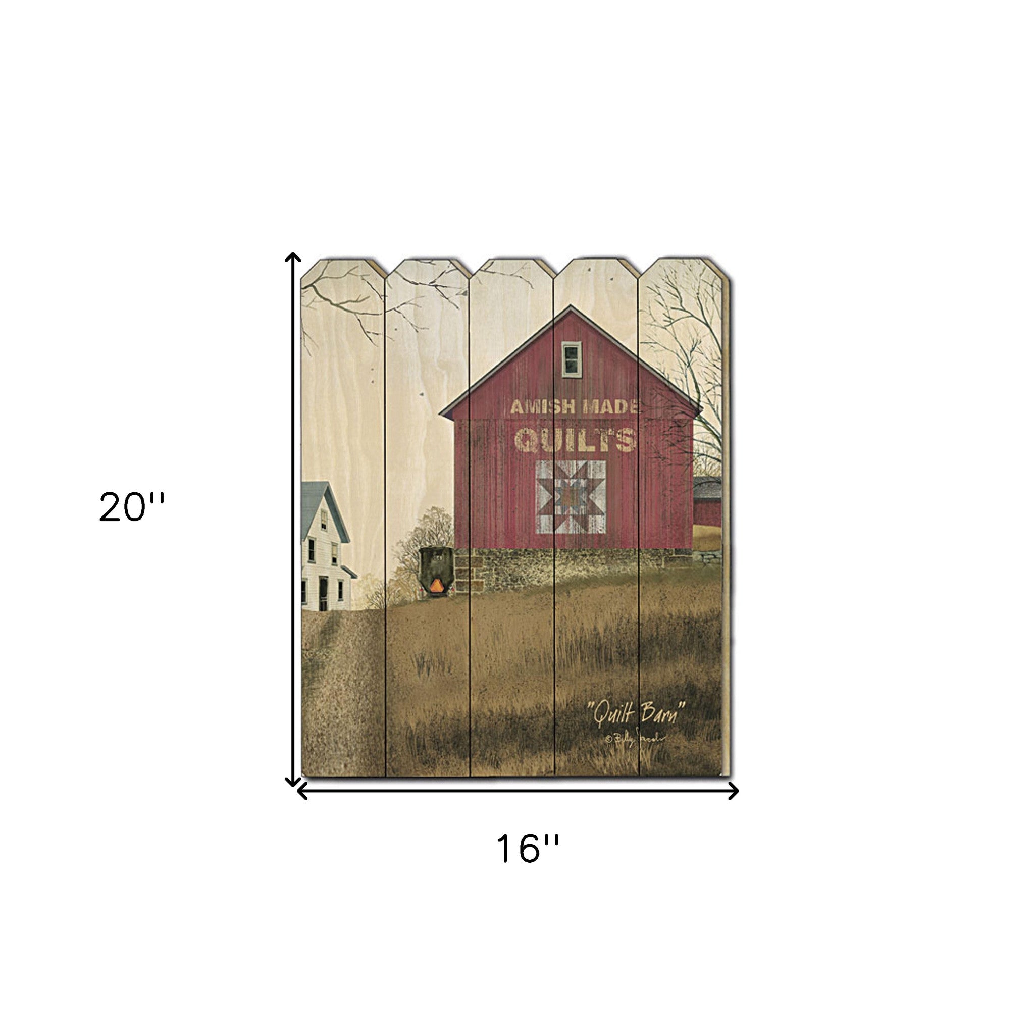 Quilt Barn 1 Unframed Wood Wall Art