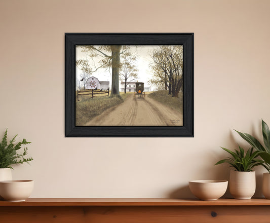 Headin Home 8 Black Framed Print Wall Art