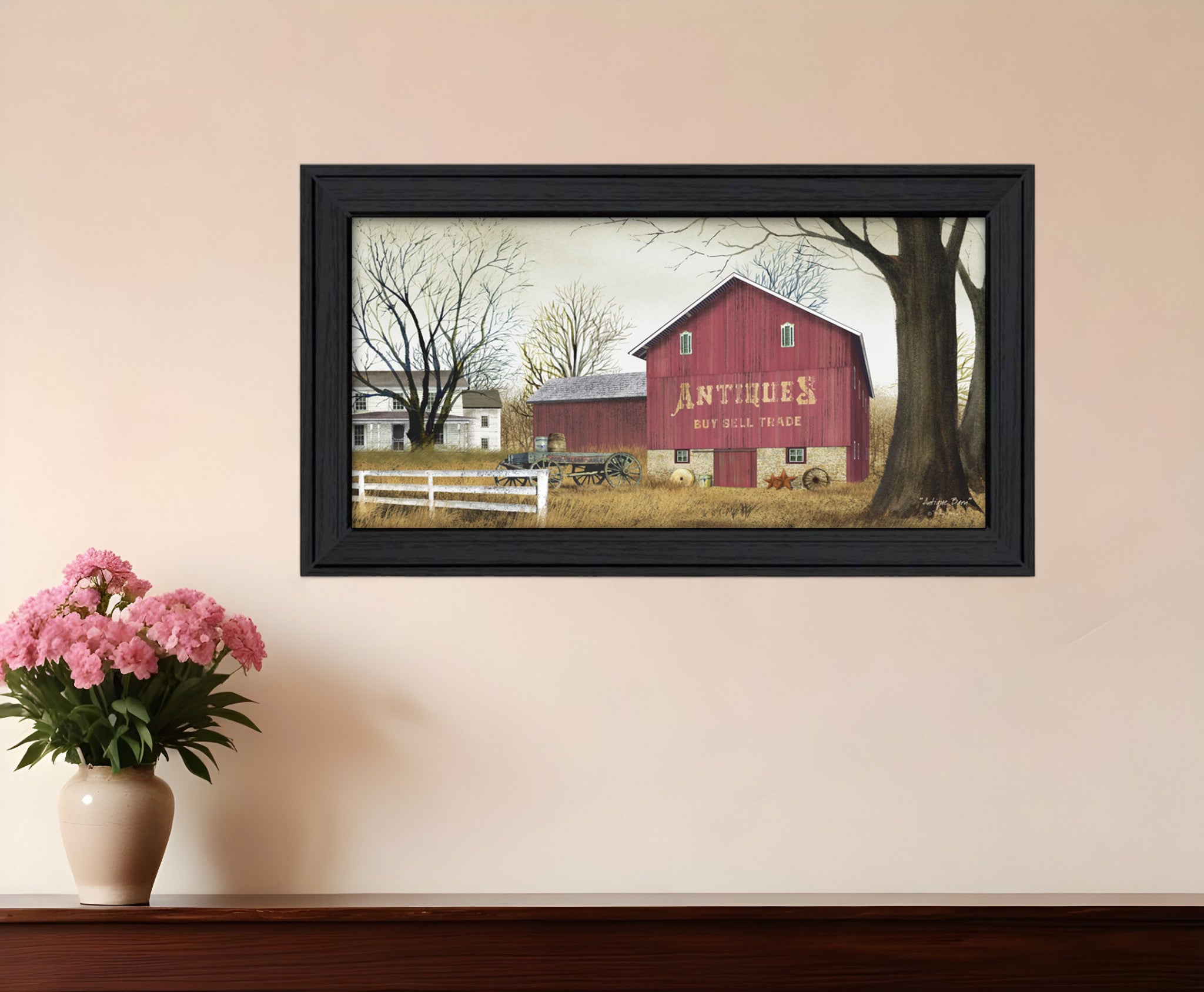 Antique Barn 4 Black Framed Print Wall Art