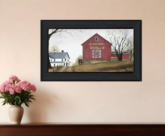 The Quilt Barn 1 Black Framed Print Wall Art - Homeroots