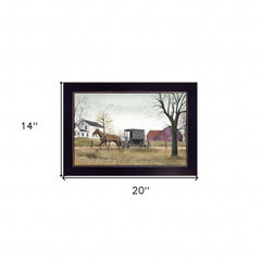 Goin to Market 4 Black Framed Print Wall Art - Homeroots