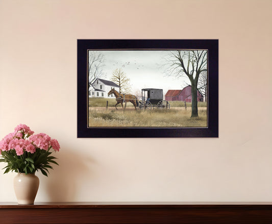 Goin to Market 4 Black Framed Print Wall Art