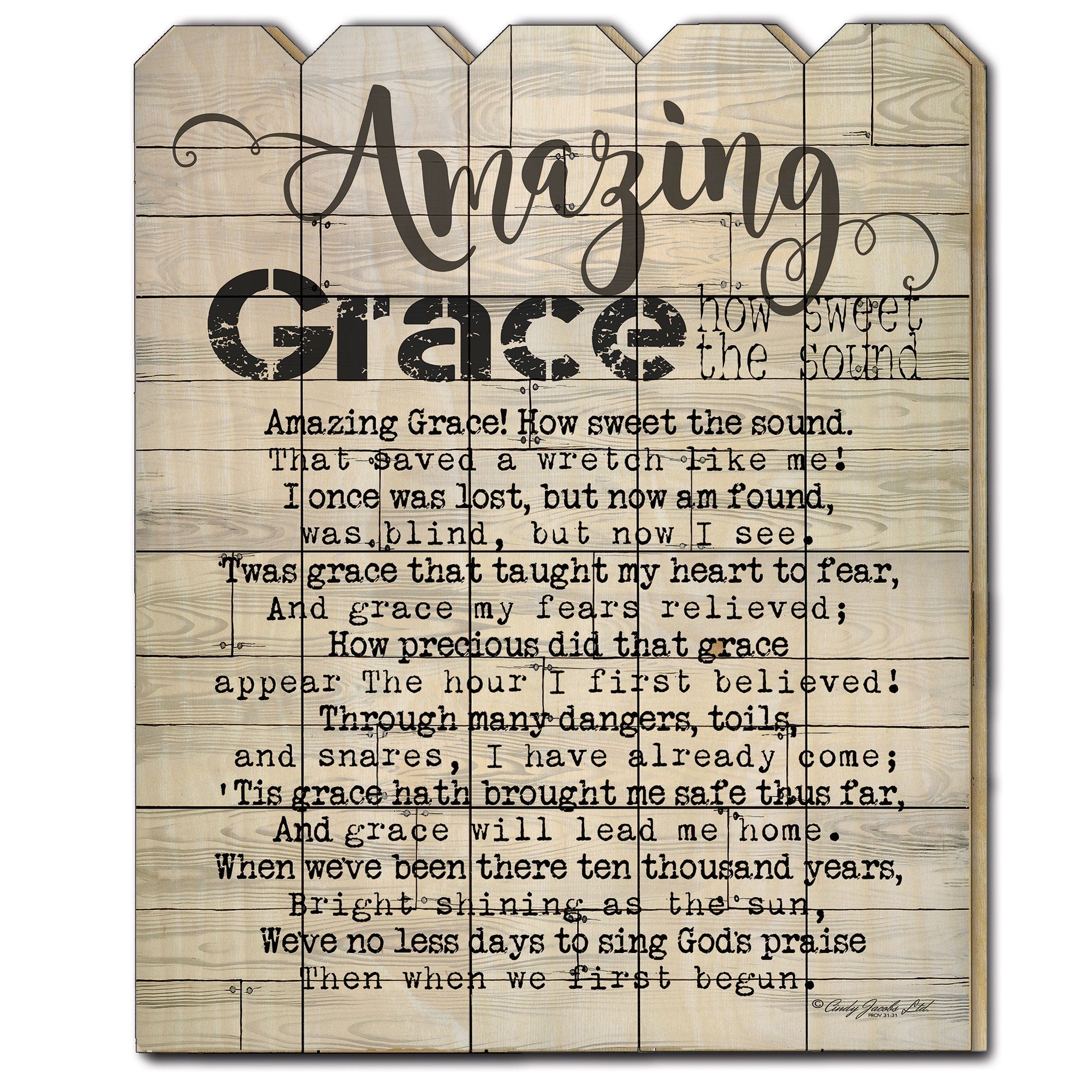 Amazing Grace 1 Unframed Print Wall Art