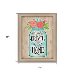 Youre Home Now Brown Framed Print Wall Art