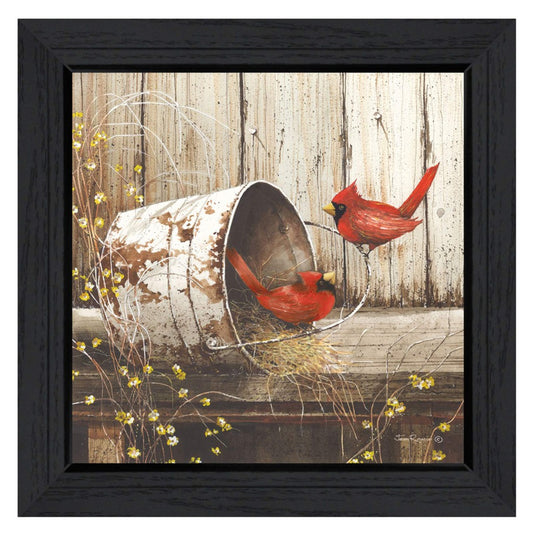 Playing Around 1 Black Framed Print Wall Art