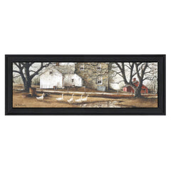 Puddle Jumpers 1 Black Framed Print Wall Art - Homeroots