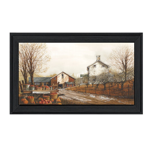 Autumns Bounty Black Framed Print Wall Art - Homeroots