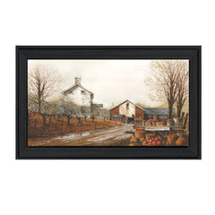 Autumns Bounty Black Framed Print Wall Art - Homeroots