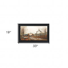 Autumns Bounty Black Framed Print Wall Art - Homeroots